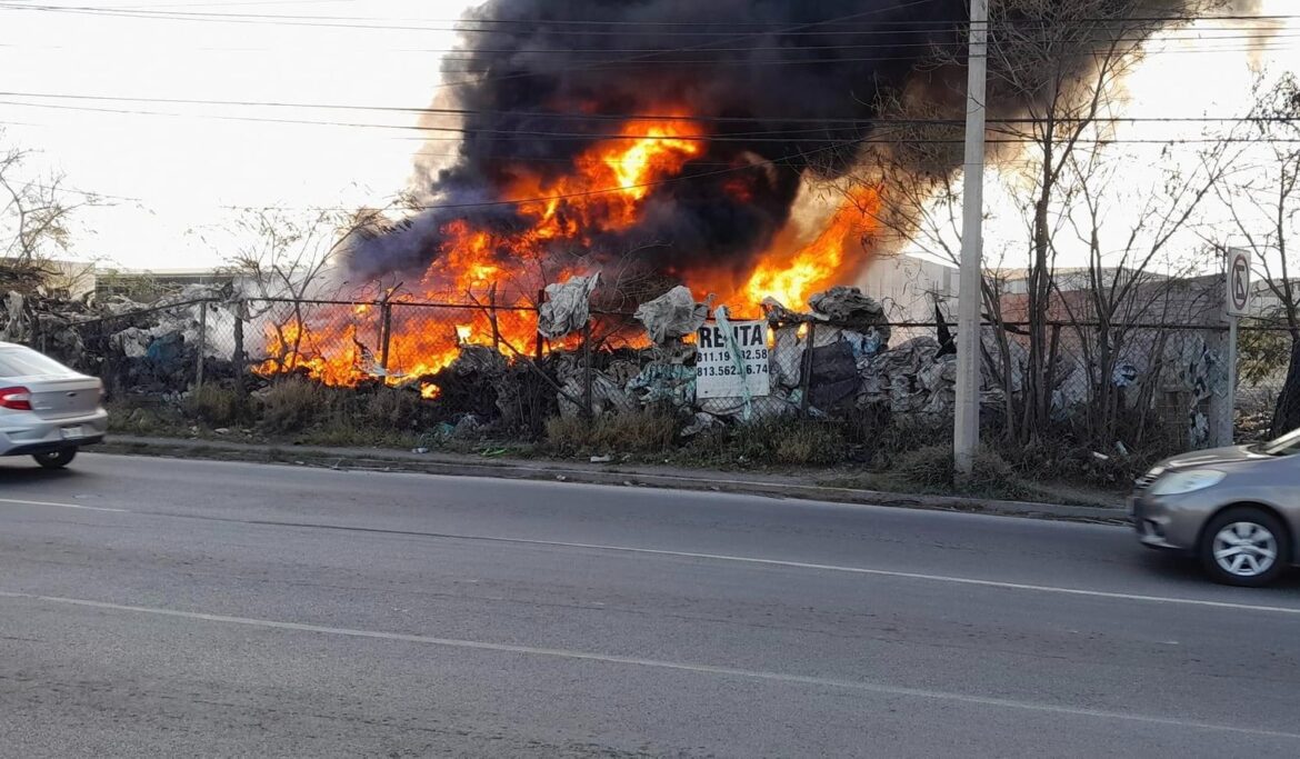Incendio en San Nicolas