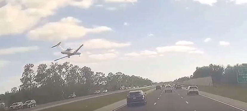 Avioneta se accidenta en una autopista en Naples, Florida, y deja dos personas muertas (video)